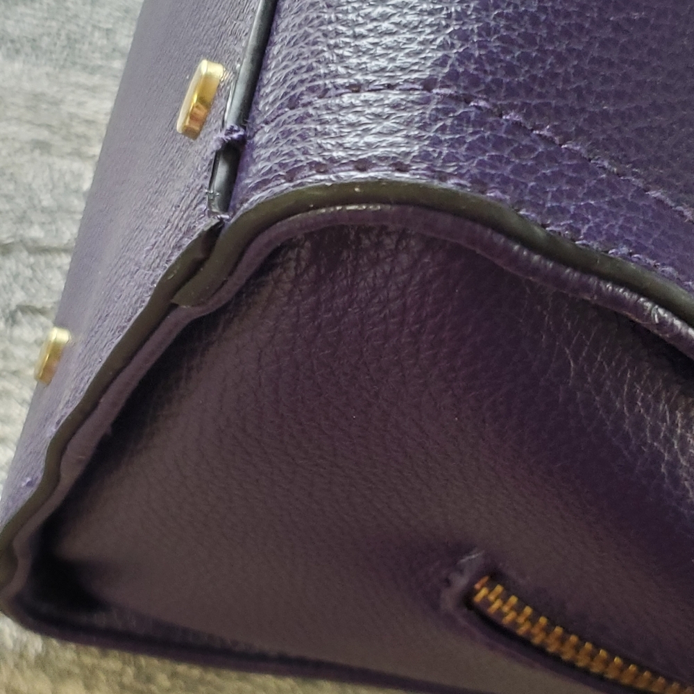 BNWOT Purple 3.1 Phillip Lim Leather Satchel/Crossbody. - Picture 9 of 12